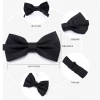 Fast Delivery Bow Tie Manufacturer Satin Solid Bow Tie