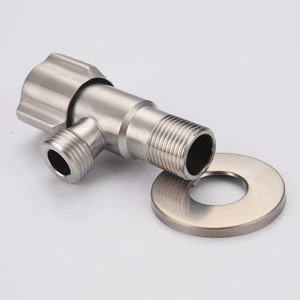 Faucet accessory brushed stainless steel angle valve water bibcock