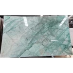 Feature wall cladding decor slab backlit quartzite green marble and granite