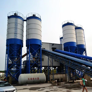 Feeding Type High Performance Low Cost The Best Brand Layout Drawing Hzs Series Ready-mixed Concrete Mixing / Batching Plant