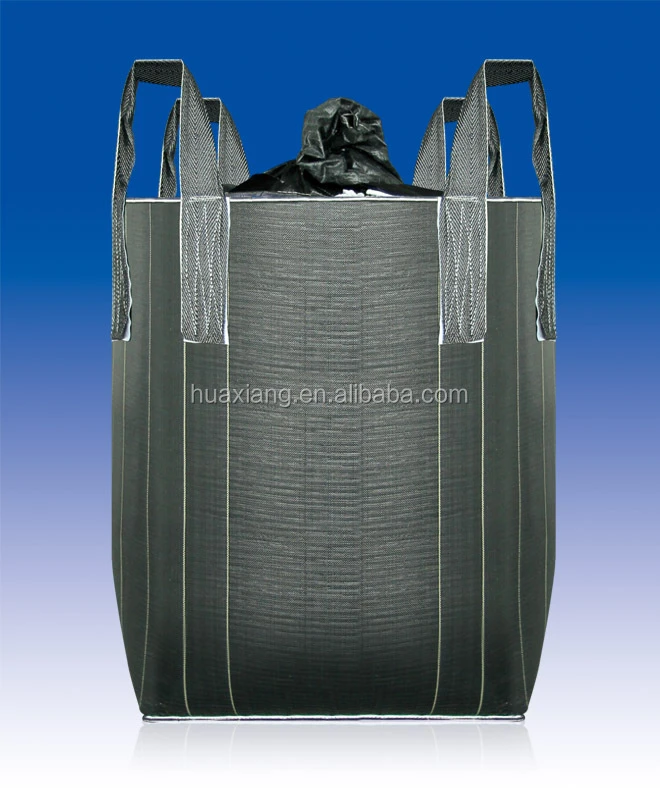 Fibc Packaging Big Bag Bulk  /1 Ton  Bags/pp 1000kg Breathable Flat Bottom HXJZDF-14 HUAXIANG Top Full Open CN;SHN