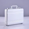 Firm laptop case portable aluminium business  briefcase for man
