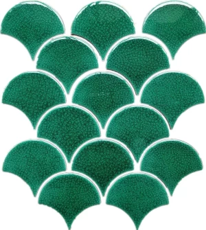 Fish Scale Ceramic Mosaic for Bathroom Ceramic Floor and Wall Tiles