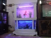 Fish tank display cabinet European-style fish tank aquarium ecological glass living room household large partition screen