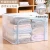 Import Foldable Clear Nylon Mesh PVC Clothes Storage Box Toy Quilt Storage Case from China