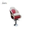 Foldable yacht flip up helm chairs