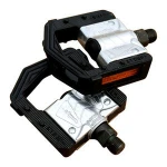 folding bicycle pedals MTB mountain bike pedal aluminum folded anti-slip pedal with reflector
