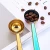 Import Food grade 304 Stainless Steel Ground Coffee Measuring Spoon Scoop with Bag Clip from China