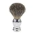 Import For Safety Razor Barber Neck Brush Handmade Deluxe 100% Pure Badger Silvertip Shaving Brush with metal stainless steel Handle from China