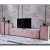 Import Foshan Modern design white man made marble top TV stand steel frame TV stand home furniture from China