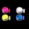 free sample 12 colors fluorescent neon builder acrylic nail powder  for nail art makeup