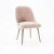 Import Free sample good price modern dining room chair modern chair sillas modernas luxury golden leg velvet fabric modern dining chair from China