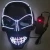 Import Free Sample Masquerade Carnival Dj Cosplay Scary Rave Horror Glow Neon Light Up Flashing Led El Wire Halloween Party Mask from China