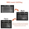 Free Sample Reusable Heat Resistant rotisserie grill basket with composite PTFE material