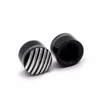 Front Axle Edge Nut Cover Cap For Harley Softail Dyna V-Rod Sportster 883 1200