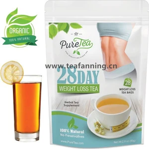 Fruit flaovr 28 Day weight loss tea with private label