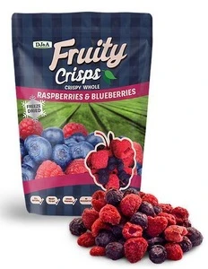 Fruity Crisps Blueberry and Raspberry Mix 20g Dried Fruit Made in Australia
