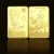 Import FS-Craft Turkey Souvenir Bar National Hero Kemal 24k Gold Plated Gold Bullion 999 Pure from China