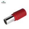 FUDUI factory well sealed High quality round now color unique matte designer silver custom swivelling cove empty lipstick tube