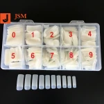 full  cover, half cover, french , salon long style, stiletto, aquarium nail tips 500pcs/box nail tips