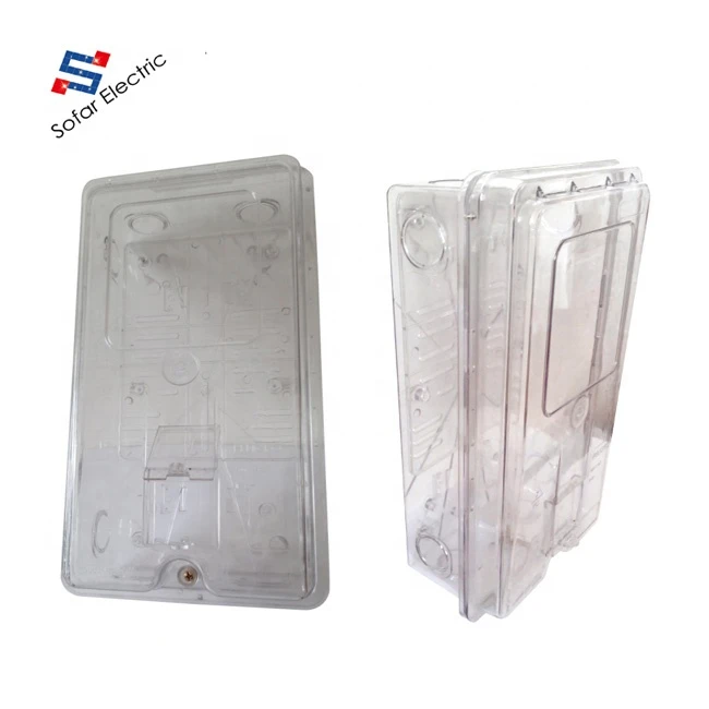 Full Transparent Meter Box with Clear Base and Cover, Popular in South American