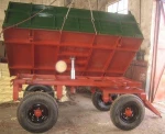 functional rear and side tipping farm tractor trailer
