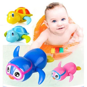 Funny Eco ABS Safety Animal Clockwork Bath Toys for Kids