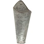 Galvanized Metal Wall Hanging Flower Pot, Galvanized Wall Caddy