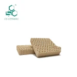 Gas heater and gas BBQ grill infrared honeycomb ceramic burner plate