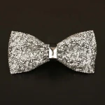 GENYA Diamond encrusted bow tie for men and women business formal dress banquet fashion rhinestone wedding groom bow tie gift