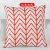 Import Geometric pattern boho pillow case Printed on white linen with red stripes cushion cover Home Decor Friend Gift from China