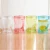 Import Geometrical Shape Large Size Transparent Plastic Cold Drinks Serving Pitcher with Cup Set from China