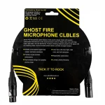 Ghost Fire XLR Cable 3 Pin Male to Female Extension Microphone Shielded Cable XM-MF 6M/20FT