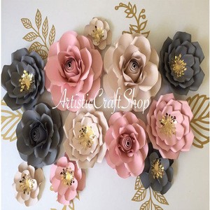 Giant Colorful Birthday Wedding Party Decoration Simulation Paper Flower Garland Simulation Flower