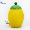 Glass Kitcheware Pineapple Design  Glass Beverage dispenser With Ice Infuser