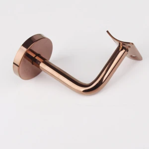 GM rose gold 304 Stainless Steel Railing Hardware Fittings stairs handrail support brackets