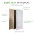Import GO-DG White primer flash door fancy wood door design ready made door from China
