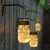Import Goldmore 6 Pack 15 Led String Fairy Lights Garden Decor Hanging Solar Mason Jar Lid Lights for Patio Garden, Yard and Lawn from China