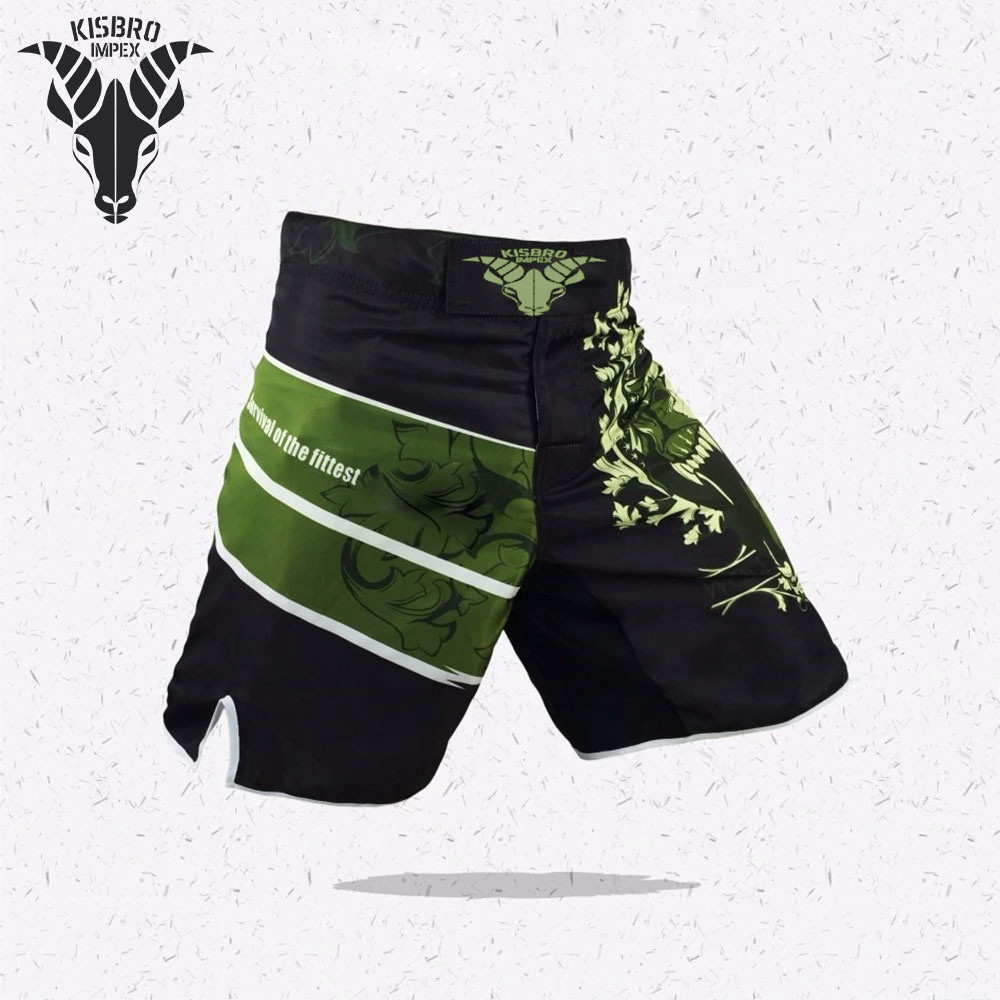 Reading Book Polar Bear Print Pattern Muay Thai Boxing Shorts