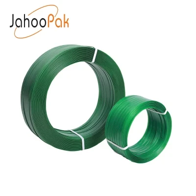 Green Embossed Polyester PET Strapping Band for Cargo Fix