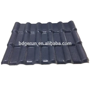 Green environment-friendly ASA synthetic resin roofing tile ASA pvc plastic corrugated roof sheet