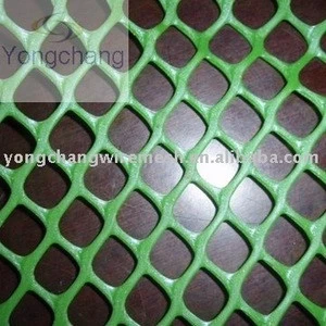 green plastic flat netting