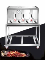 Grilling Fish box Rectangular household stainless steel grilling fish oven commercial charcoal grilling fish machine