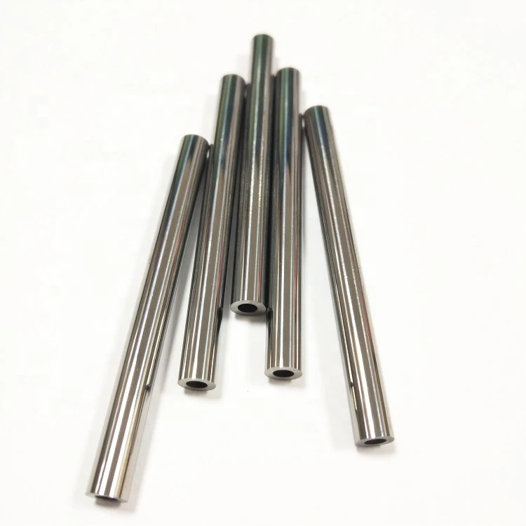 Ground tungsten carbide rod with coolant hole cemented carbide tube