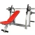 Import Gym Fitness  Power lifting Barbell Adjustable Bench Press Chair Training Rack Set Workout bench press rack from China