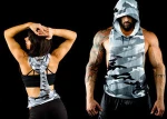 Gym stringer sleeveless Hoodie/Plain men's bodybuilding sports cheap Hoodies/Hoodies latest design