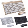 H288+V2013 top sale wireless slim keyboard mini wireless  keyboard and mouse combo for PC and laptop and  for android box
