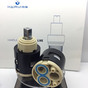 HAIRUI factory offer 45mm big flow faucet tap ceramic cartridge export to India market