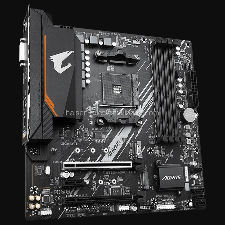 HAISEN GIGABYTE B550M AORUS ELITE motherboard supports 3700x 3800x with B550 Chipset 128G Double Channel Socket AM4 Motherboard