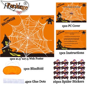Halloween Party Games for Kids Pin The Spider on The Web Party Favors and Games Halloween Party Supplies SD357